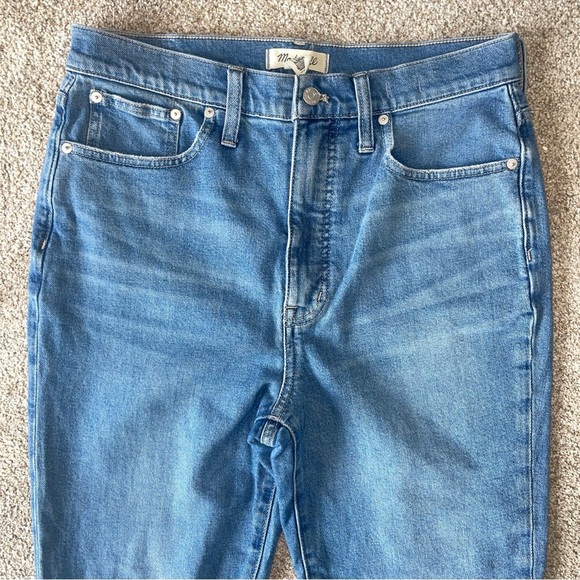 Madewell The Mom Jean 30 Leacrest Wash: Cuffed Edition NG361 High Wsisted NEW! - Picture 5 of 10